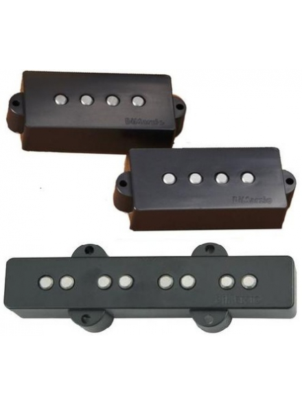 Звукознімач DIMARZIO AREA P+J SET (BLACK) – вінтажне звучання Precision & Jazz Bass 0