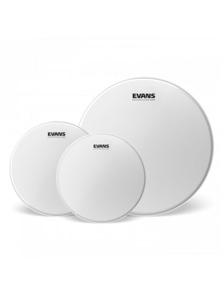Набір робочих пластиків  EVANS UV2 COATED ROCK TOM PACK (10", 12", 16") 0