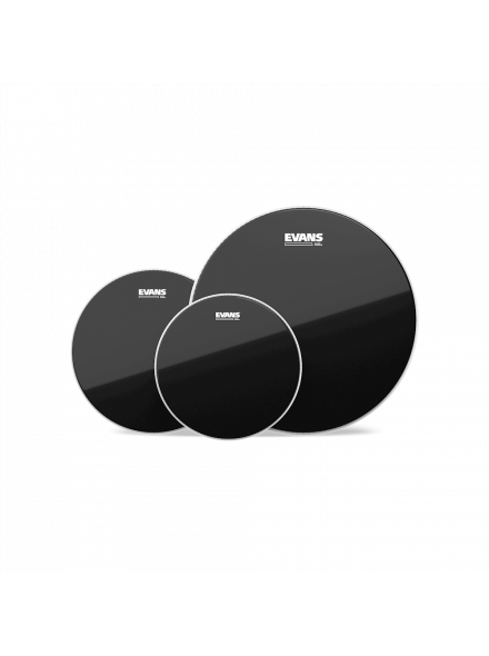 Набір робочих пластиків EVANS BLACK CHROME FUSION TOM PACK (10", 12", 14") 0