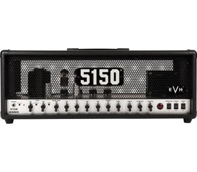 Гітарний ламповий підсилювач EVH 5150 Iconic Series 80W Head Black 0
