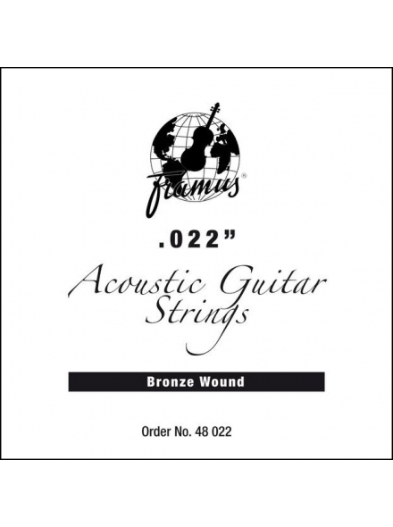 Струна для акустичної гітари FRAMUS 48022 Bronze (.022) 0