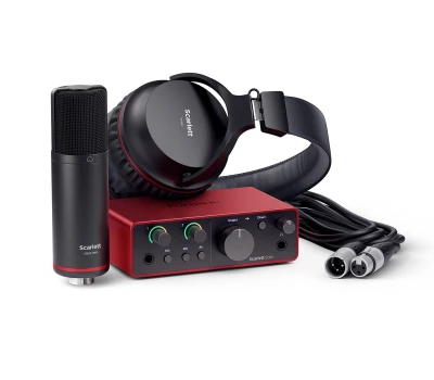 Аудіоінтерфейс Focusrite Scarlett Solo Studio 4th Gen (комплект для звукозапису) 0